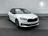 Used Skoda Fabia Design Edition 113 HP (83 kW) 2026 Moon white metallic black magic pearl effect Hatchback