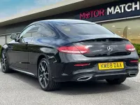 Used Mercedes C300 AMG line 2018 Black Coupe