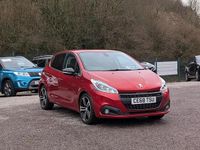 Used Peugeot 208 GT-line 110 HP (80 kW) 2018 Red Hatchback