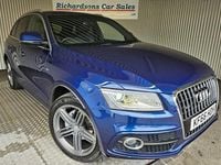 Used Audi Q5 S-line plus 190 HP (139 kW) 2016 Blue SUV