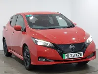 Used Nissan Leaf N-Connecta 110 kW (150 HP) 2023 Red Hatchback