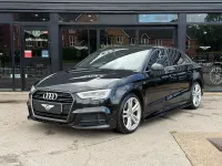 Used Audi A3 S-Line 150 HP (110 kW) 2017 Black Sedan