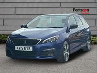 Used Peugeot 308 SW GT-line 128 HP (94 kW) 2019 Blue Estate