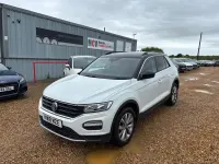 Used VW T-Roc Design 115 HP (84 kW) 2018 White SUV