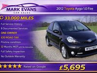 Used Toyota Aygo 2012 Black Hatchback