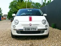 Used Fiat 500C Lounge 69 HP (50 kW) 2011 White Cabriolet