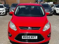 Used Ford C-MAX Titanium 113 HP (83 kW) 2014 Red MPV