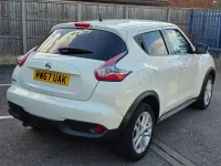 Used Nissan Juke N-Connecta 117 HP (86 kW) 2017 White SUV