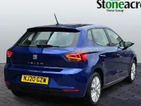 Used Seat Ibiza SE Technology 95 HP (69 kW) 2020 Blue Hatchback