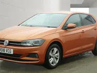 Used VW Polo SE 95 HP (69 kW) 2018 Orange Hatchback