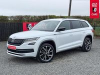 Used Skoda Kodiaq SportLine 190 HP (139 kW) 2018 White SUV