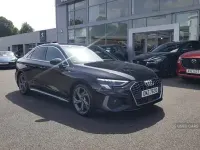 Used Audi A3 S-Line 110 HP (80 kW) 2021 Black Sedan