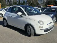 Used Fiat 500 Lounge 69 HP (50 kW) 2010 White Hatchback