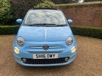 Used Fiat 500C Lounge 2016 Blue Cabriolet