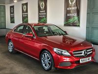 Used Mercedes C200 184 HP (135 kW) 2015 Red Sedan