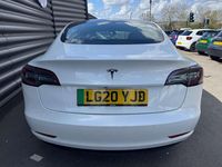 Used Tesla Model 3 Standard Range 366 kW (498 HP) 2020 White Sedan