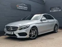 Used Mercedes C220 AMG Line Premium Plus 167 HP (122 kW) 2017 Silver Sedan