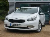 Używany Kia Ceed Sportswagon 126 KM (92 kW) 2014 Biały Kombi