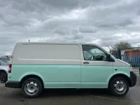 Used VW T5 84 HP (61 kW) 2007 White green Van