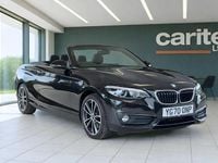 Used BMW 220 Sport Line 2020 Black Cabriolet