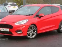 Used Ford Fiesta ST-Line 100 HP (73 kW) 2018 Red Hatchback