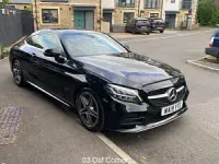 Used Mercedes C200 AMG line 2019 Black Coupe