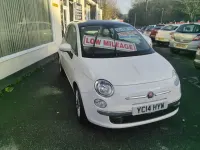 Used Fiat 500 Lounge 69 HP (50 kW) 2014 White Hatchback
