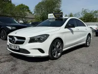 Used Mercedes CLA200 136 HP (100 kW) 2018 White Sedan