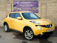 Używany Nissan Juke Acenta Premium 110 KM (80 kW) 2014 Żółty SUV