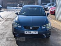 Used Seat Leon SE 125 HP (91 kW) 2014 Blue Hatchback