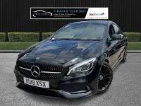 Used Mercedes CLA220 AMG line 170 HP (125 kW) 2019 Black Sedan