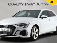 Used Audi A3 Sportback e-tron S-Line 2021 White Hatchback