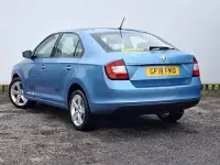 Used Skoda Rapid SE L 110 HP (80 kW) 2018 Blue Hatchback