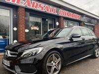Used Mercedes C250 AMG line 204 HP (150 kW) 2014 Black Estate