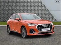 Used Audi Q3 S-Line 150 HP (110 kW) 2022 Orange SUV