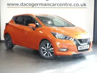 Używany Nissan Micra Acenta Limited Edition 90 KM (66 kW) 2019 Pomarańczowy Hatchback