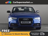 Used Audi A5 Cabriolet S-Line 2015 Blue Cabriolet