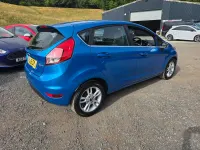 Used Ford Fiesta Zetec 2015 Blue Hatchback