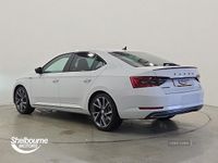 Used Skoda Superb SportlinePlus 150 HP (110 kW) 2023 White Hatchback