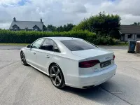 Used Audi A8 Black Edition 262 HP (192 kW) 2017 White Sedan