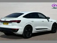 Used Audi Q8 e-tron Black Edition 250 kW (340 HP) 2024 White SUV