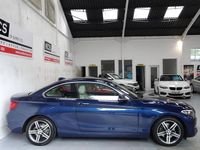 Used BMW 220 Sport Line 184 HP (135 kW) 2016 Blue Coupe