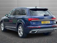 Used Audi Q7 S-Line 286 HP (210 kW) 2023 Navarra blue SUV