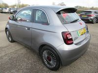Used Fiat 500e Red 69 kW (95 HP) 2022 Grey Hatchback