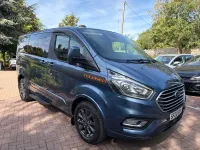 Used Ford Tourneo Custom Titanium 130 HP (95 kW) 2020 Colbolt blue metallic Van