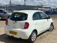Used Nissan Micra Acenta 2015 White Hatchback