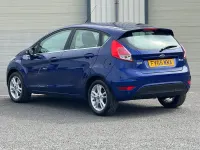 Used Ford Fiesta Zetec 2015 Blue Hatchback