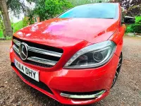 Used Mercedes B180 109 HP (80 kW) 2014 Red Hatchback