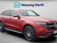 Used Mercedes EQC400 AMG line 300 kW (408 HP) 2022 Red SUV