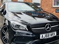 Used Mercedes CLA220 Shooting Brake AMG line 177 HP (130 kW) 2017 Black Estate